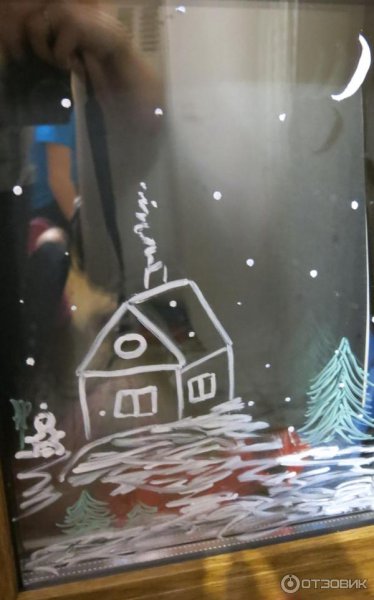 Стекло для рисования маркером