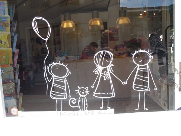 Стекло для рисования маркером