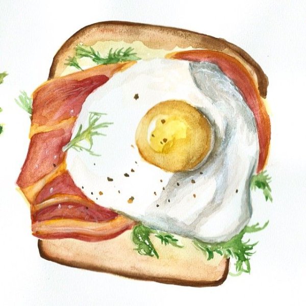 Яичница маркерами