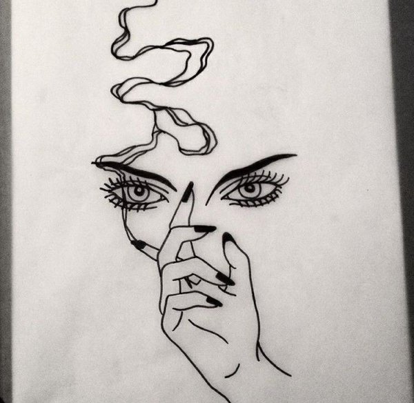 Эскизы тату карандашом для девушек