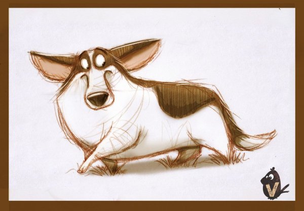 Скетчбук с собаками