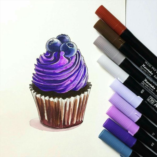 Кексики маркерами