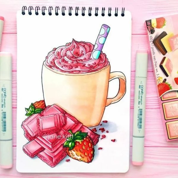 Рисунки маркерами для начинающих