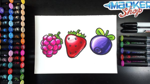 Рисунки маркерами Touch