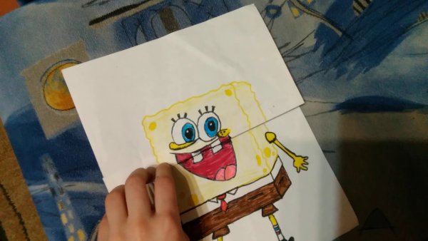 Губка Боб для срисовки