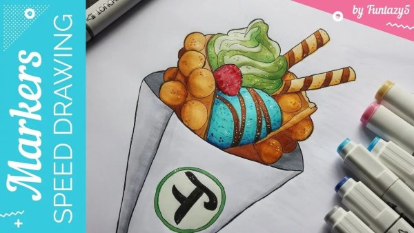 Рисунки маркерами для начинающих