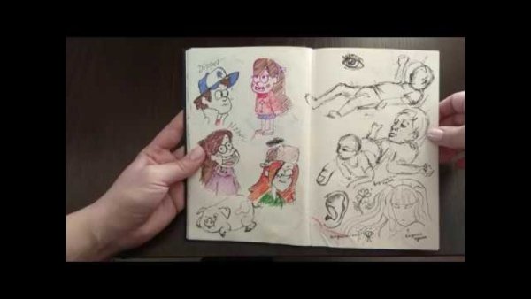 Рисунки для срисовки в скетчбук