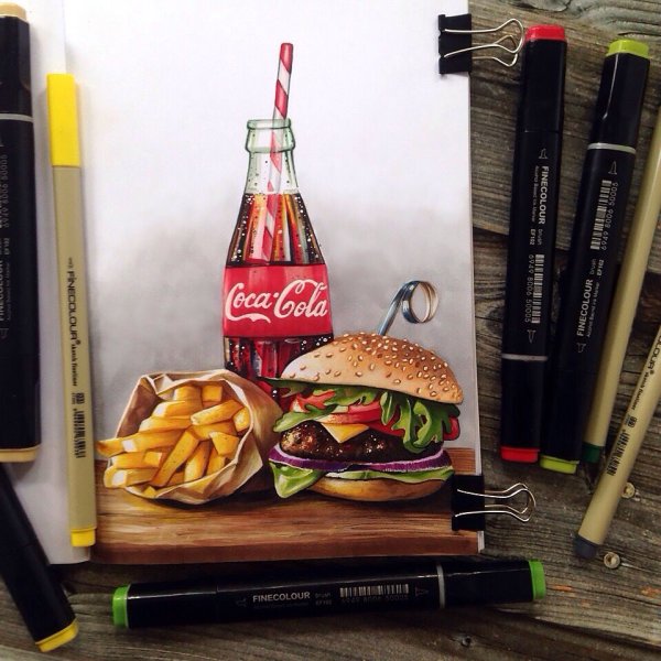 Фуд скетчинг