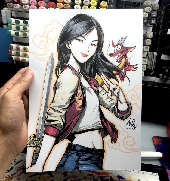 Стэнли Лау рисунки