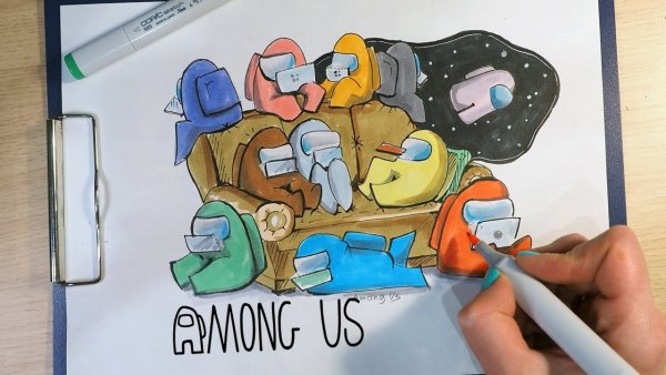 Скетчи маркерами для начинающих