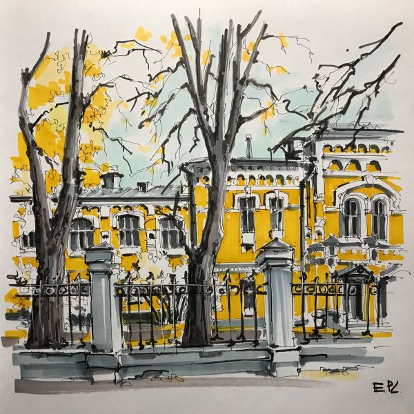 Екатерина Пластинина скетчинг