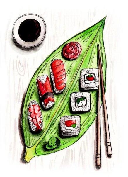 Рисунки еды