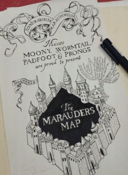 Хогвартс для скетчбука