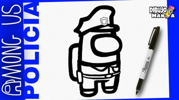 Амонг АС фломастерами