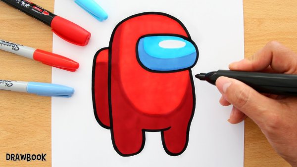 Among us для рисования