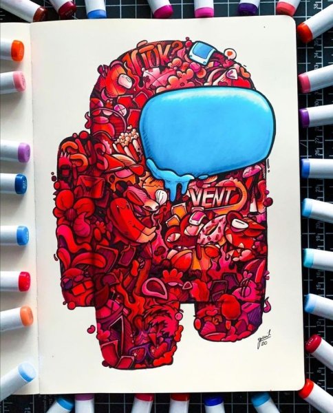 Дудл поп арт