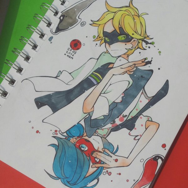 Супер кот маркерами