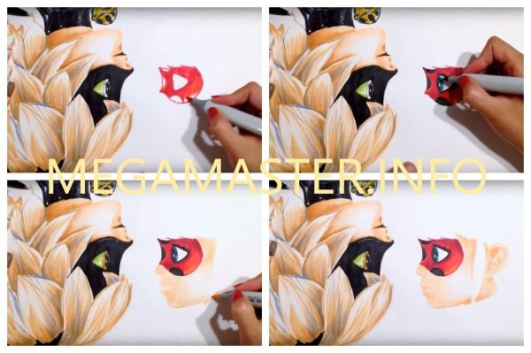 Леди баг маркерами