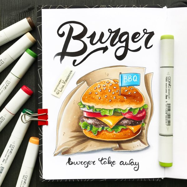 Лиза Краснова маркеры Копик