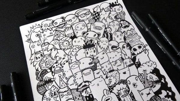 Мелкие рисунки для срисовки