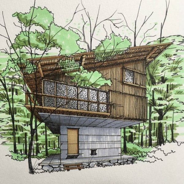 Дом на дереве скетч