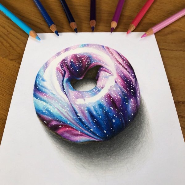 Скетчинг пончик