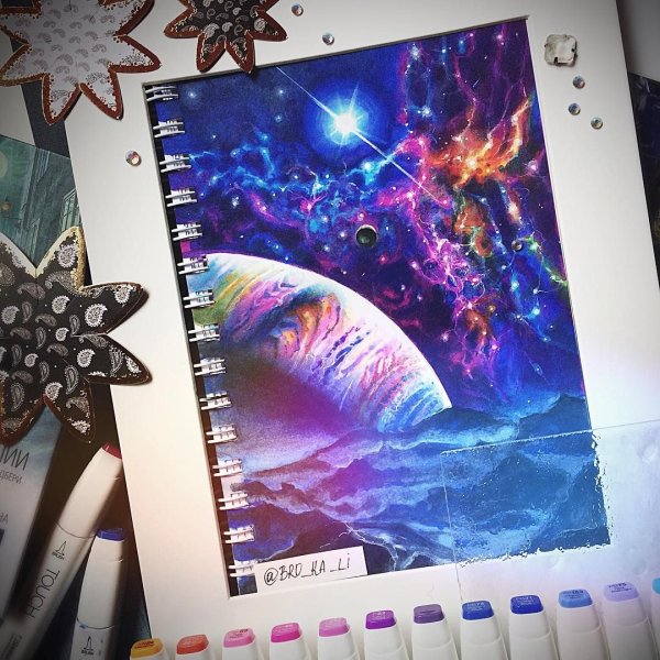 Скетч на тему космос