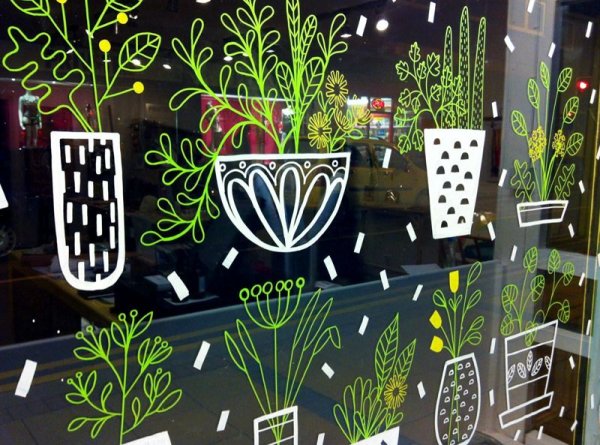 Стекло для рисования маркером