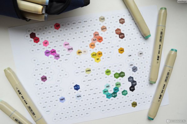 Рисунки маркерами TOUCHFIVE