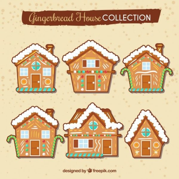 Пряничный домик рисунок на прянике