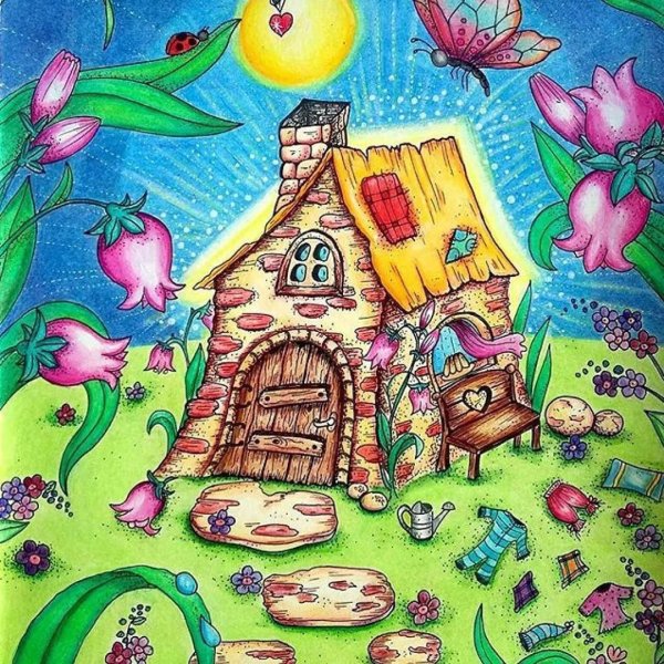 Аппликация Пряничный дом