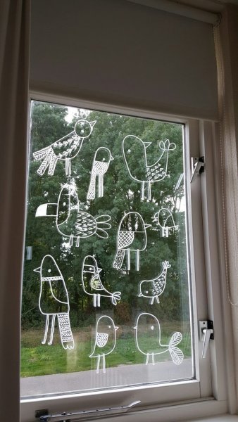 Узоры на витринах