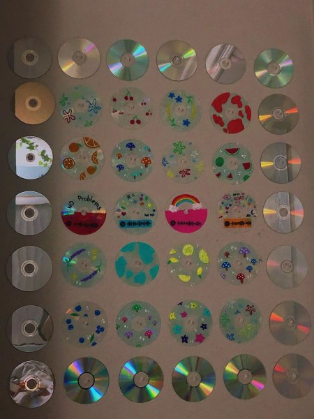 Украшения для комнаты из дисков