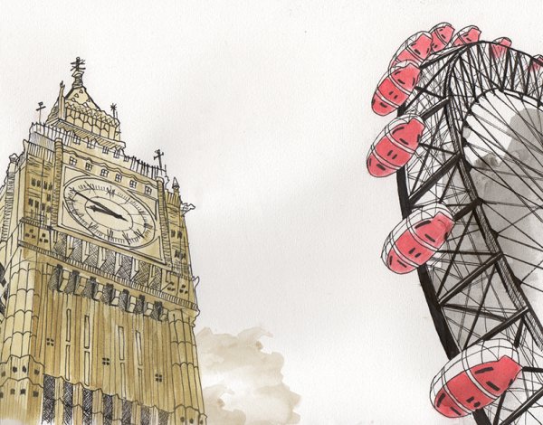 Скетчинг Лондон