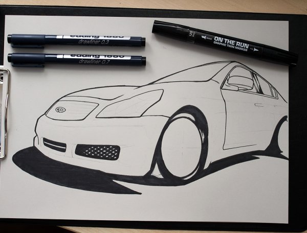 Машина маркерами