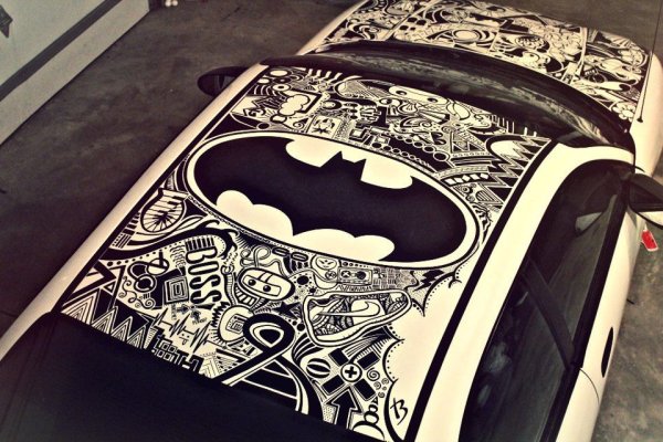 Расписанная машина