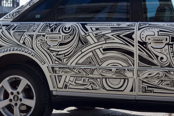 Аэрография на Ауди а6