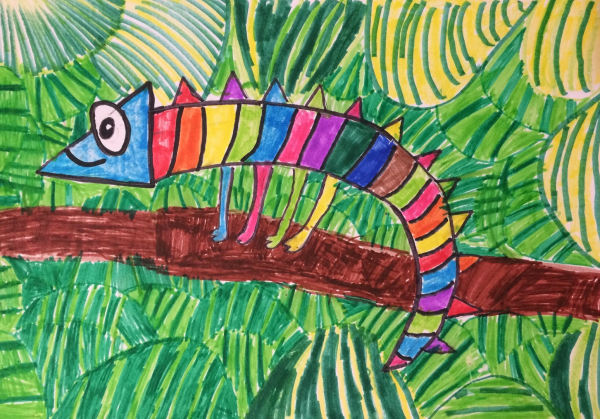 Рисование фломастерами и карандашами