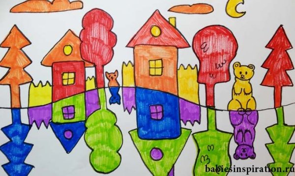 Рисование фломастерами для детей
