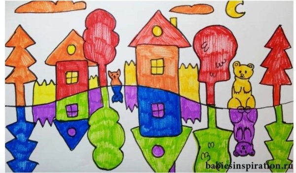 Рисунки фломастерами