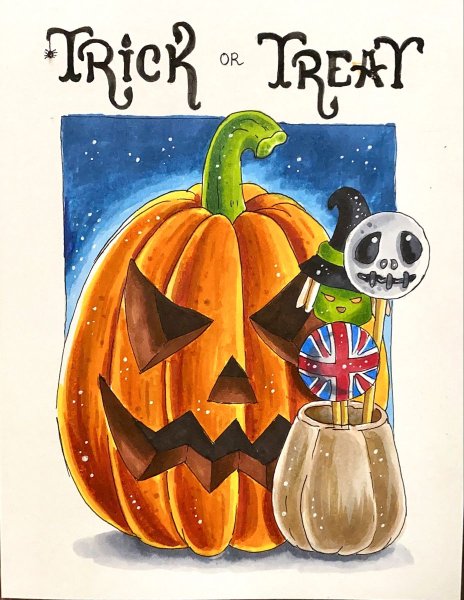 Хэллоуин скетч