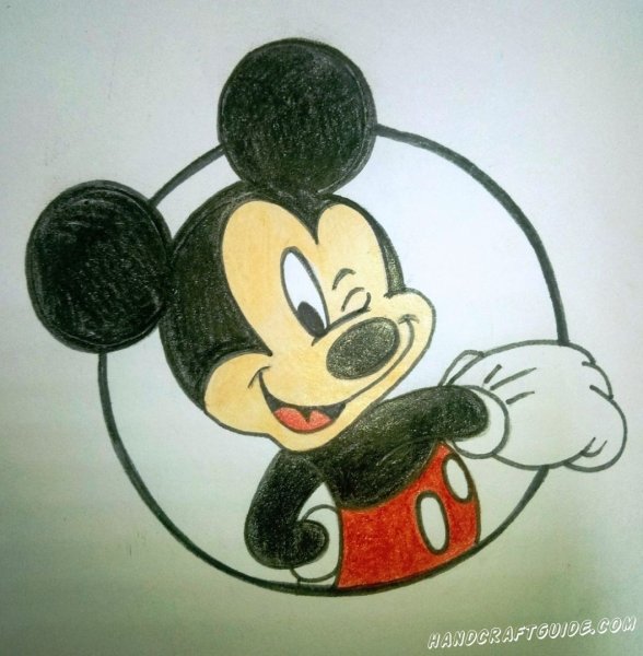 Рисунки лёгкиемикимаус