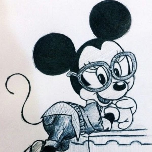 Микки Маус подпись