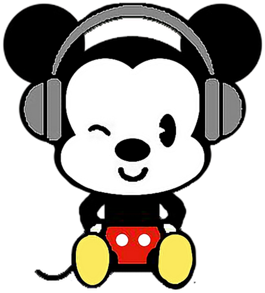 Микки и Минни пошагово