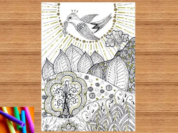 Красивые рисунки фломастерами