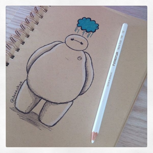 Прикольные рисунки для скетчбука легкие