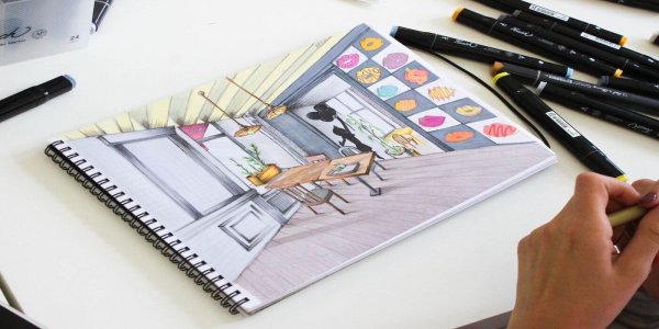 Рисунки маркерами Touch