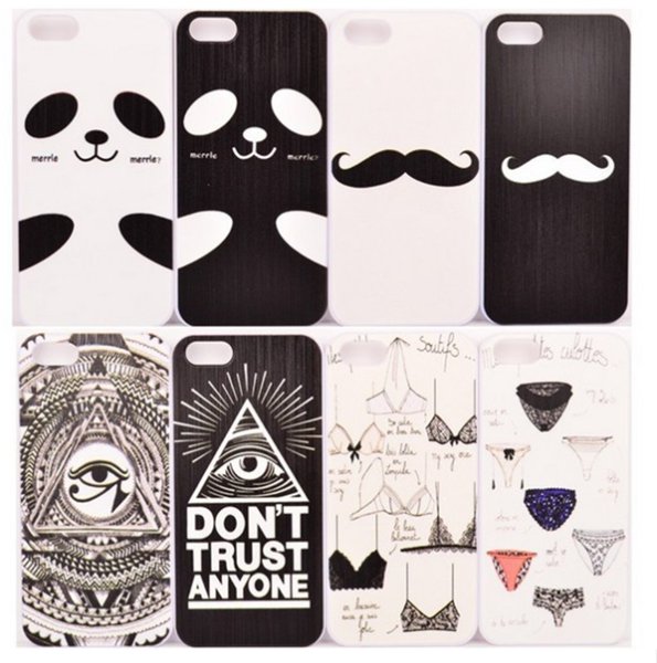 Наклейка на черный чехол