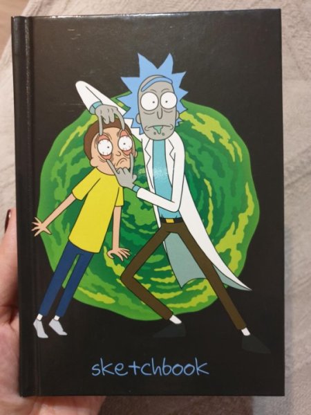 Скетчбук Рик и Морти Рик