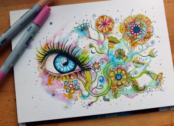 Лёгкие рисунки фломастеромы